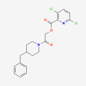 molecular formula C20H20Cl2N2O3 B2495659 [2-(4-Benzylpiperidin-1-yl)-2-oxoethyl] 3,6-dichloropyridine-2-carboxylate CAS No. 878219-73-9