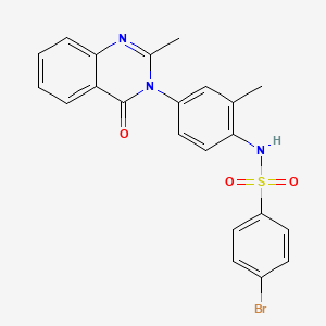 4-bromo-N-(2-methyl-4-(2-methyl-4-oxoquinazolin-3(4H)-yl)phenyl)benzenesulfonamide