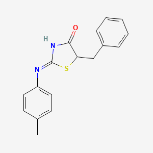 (E)-5-benzyl-2-(p-tolylimino)thiazolidin-4-one