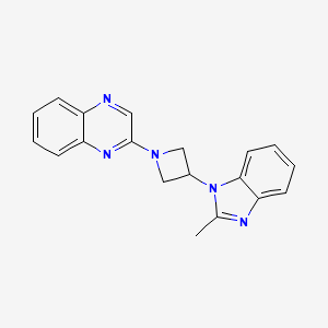 2-[3-(2-Methylbenzimidazol-1-yl)azetidin-1-yl]quinoxaline