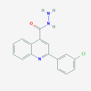 2-(3-Chlorophenyl)quinoline-4-carbohydrazide