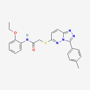 N-(2-ethoxyphenyl)-2-((3-(p-tolyl)-[1,2,4]triazolo[4,3-b]pyridazin-6-yl)thio)acetamide