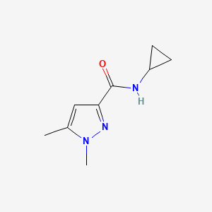 N~3~-cyclopropyl-1,5-dimethyl-1H-pyrazole-3-carboxamide