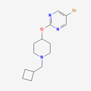 5-Bromo-2-[1-(cyclobutylmethyl)piperidin-4-yl]oxypyrimidine