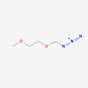 molecular formula C4H9N3O2 B2495723 2-Methoxyethoxymethyl azide CAS No. 155931-87-6