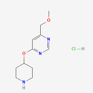 4-(Methoxymethyl)-6-(piperidin-4-yloxy)pyrimidine hydrochloride