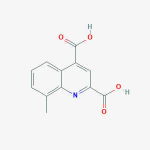 molecular formula C12H9NO4 B2495770 8-甲基喹啉-2,4-二羧酸 CAS No. 413573-97-4