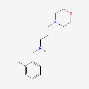 molecular formula C15H24N2O B2495780 (2-甲基苄基)-(3-吗啉-4-基丙基)-胺 CAS No. 626208-48-8