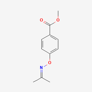 Methyl 4-{[(1-methylethylidene)amino]oxy}benzoate