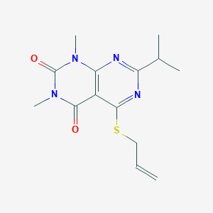 5-(allylthio)-7-isopropyl-1,3-dimethylpyrimido[4,5-d]pyrimidine-2,4(1H,3H)-dione