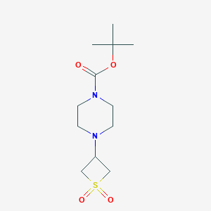 Tert-butyl 4-(1,1-dioxidothietan-3-yl)piperazine-1-carboxylate