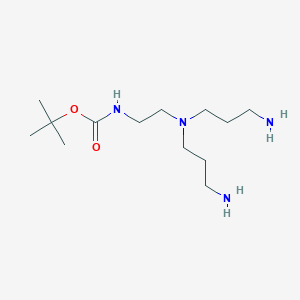 molecular formula C13H30N4O2 B2495861 tert-Butyl N-{2-[bis(3-aminopropyl)amino]ethyl}carbamate CAS No. 500904-24-5