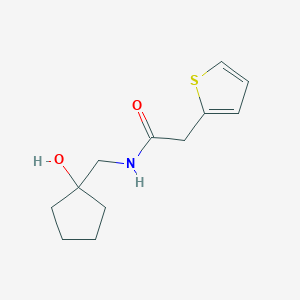 N-((1-hydroxycyclopentyl)methyl)-2-(thiophen-2-yl)acetamide