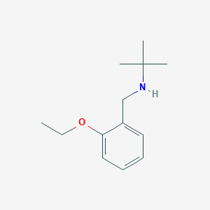 molecular formula C13H21NO B249588 N-(2-ethoxybenzyl)-2-methylpropan-2-amine 