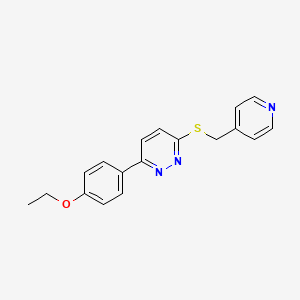 3-(4-Ethoxyphenyl)-6-((pyridin-4-ylmethyl)thio)pyridazine