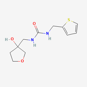 1-((3-Hydroxytetrahydrofuran-3-yl)methyl)-3-(thiophen-2-ylmethyl)urea