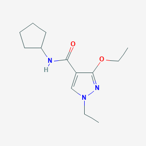 N-cyclopentyl-3-ethoxy-1-ethyl-1H-pyrazole-4-carboxamide