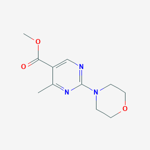 molecular formula C11H15N3O3 B2495931 甲基4-甲基-2-吗啉-4-基嘧啶-5-羧酸酯 CAS No. 924855-26-5