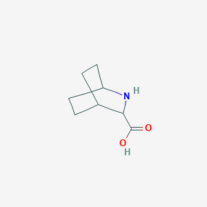 molecular formula C8H13NO2 B2495945 2-Azabicyclo[2.2.2]octane-3-carboxylic acid CAS No. 109583-12-2; 146144-65-2; 90103-87-0