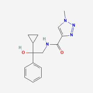 N-(2-cyclopropyl-2-hydroxy-2-phenylethyl)-1-methyl-1H-1,2,3-triazole-4-carboxamide