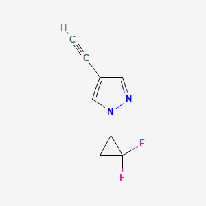 1-(2,2-Difluorocyclopropyl)-4-ethynylpyrazole