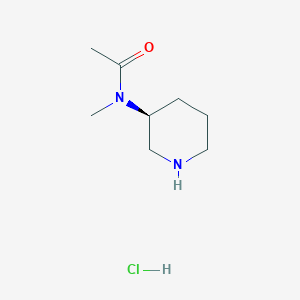 molecular formula C8H17ClN2O B2495989 N-methyl-N-[(3S)-3-piperidyl]acetamide CAS No. 1353996-92-5; 863248-45-7