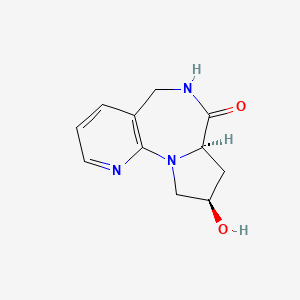 molecular formula C11H13N3O2 B2495998 (4R,6R)-4-hydroxy-2,8,14-triazatricyclo[8.4.0.0,2,6]tetradeca-1(14),10,12-trien-7-one CAS No. 2059913-86-7