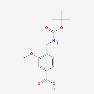 4-[(Boc-amino)methyl]-3-methoxybenzoic acid