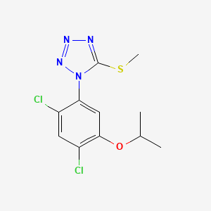1-(2,4-dichloro-5-isopropoxyphenyl)-5-(methylsulfanyl)-1H-1,2,3,4-tetraazole