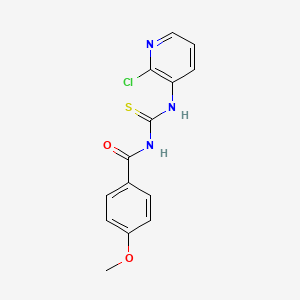 N-[(2-chloropyridin-3-yl)carbamothioyl]-4-methoxybenzamide