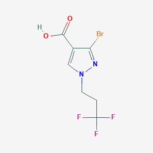 3-Bromo-1-(3,3,3-trifluoropropyl)-1H-pyrazole-4-carboxylic acid
