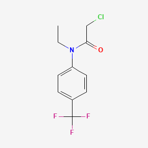 2-Chloro-N-ethyl-N-[4-(trifluoromethyl)phenyl]acetamide