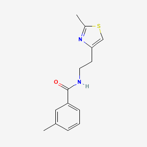 3-methyl-N-[2-(2-methyl-1,3-thiazol-4-yl)ethyl]benzamide