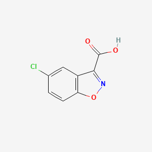 molecular formula C8H4ClNO3 B2496186 5-Chloro-1,2-benzoxazole-3-carboxylic acid CAS No. 108805-37-4