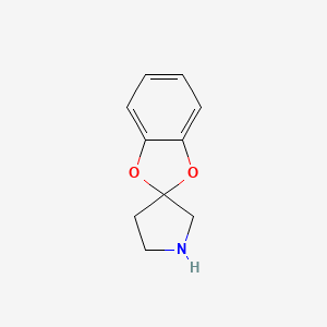 molecular formula C10H11NO2 B2496206 Spiro[1,3-benzodioxole-2,3'-pyrrolidine] CAS No. 24476-94-6