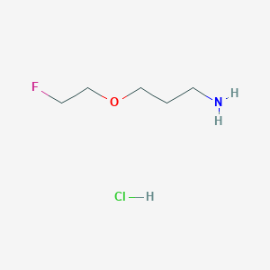 3-(2-Fluoroethoxy)propan-1-amine;hydrochloride