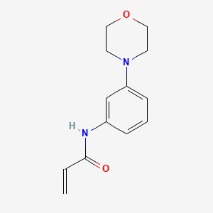 molecular formula C13H16N2O2 B2496228 N-(3-Morpholin-4-ylphenyl)prop-2-enamide CAS No. 2175508-09-3