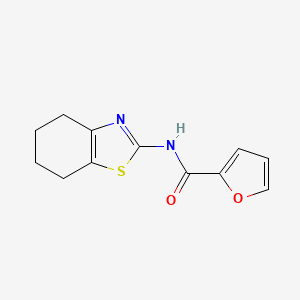 molecular formula C12H12N2O2S B2496233 N-(4,5,6,7-tetrahydro-1,3-benzothiazol-2-yl)furan-2-carboxamide CAS No. 326017-56-5