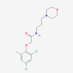 molecular formula C16H22Cl2N2O3 B249624 2-(2,4-dichloro-6-methylphenoxy)-N-[3-(4-morpholinyl)propyl]acetamide 