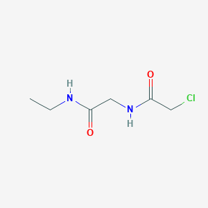 2-chloro-N-[(ethylcarbamoyl)methyl]acetamide