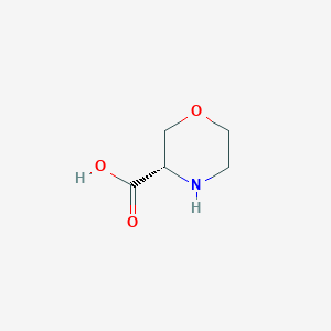 molecular formula C5H9NO3 B024963 (S)-吗啉-3-羧酸 CAS No. 106825-79-0