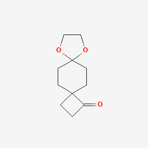 molecular formula C11H16O3 B2496304 8,11-Dioxadispiro[3.2.47.24]tridecan-3-one CAS No. 1473422-96-6