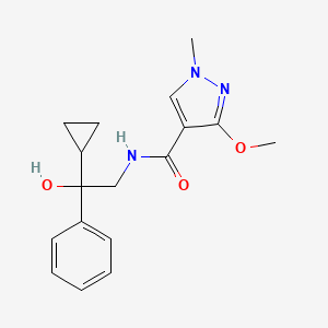N-(2-cyclopropyl-2-hydroxy-2-phenylethyl)-3-methoxy-1-methyl-1H-pyrazole-4-carboxamide