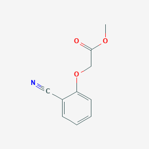 molecular formula C10H9NO3 B2496309 Methyl 2-(2-cyanophenoxy)acetate CAS No. 34844-79-6