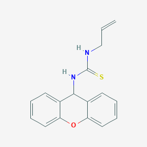 molecular formula C17H16N2OS B249633 N-allyl-N'-(9H-xanthen-9-yl)thiourea 