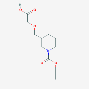 2-({1-[(Tert-butoxy)carbonyl]piperidin-3-yl}methoxy)acetic acid
