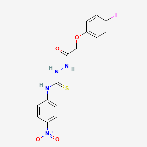 1-(2-(4-Iodophenoxy)acetyl)-4-(4-nitrophenyl)thiosemicarbazide