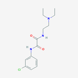 molecular formula C14H20ClN3O2 B2496392 N1-(3-chlorophenyl)-N2-(2-(diethylamino)ethyl)oxalamide CAS No. 898348-41-9