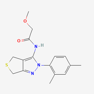 N-[2-(2,4-dimethylphenyl)-4,6-dihydrothieno[3,4-c]pyrazol-3-yl]-2-methoxyacetamide
