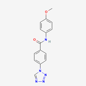 N-(4-methoxyphenyl)-4-(1H-tetrazol-1-yl)benzamide